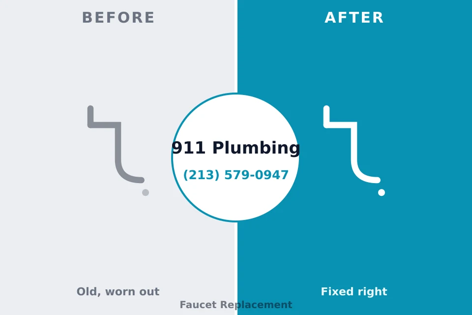 Before and after: plumbing company Burlington, WA